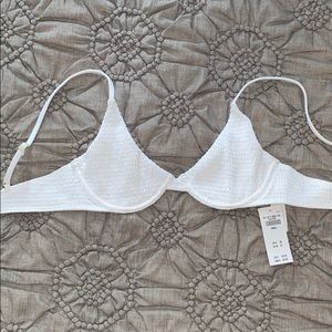 NWT NBW White bikini top